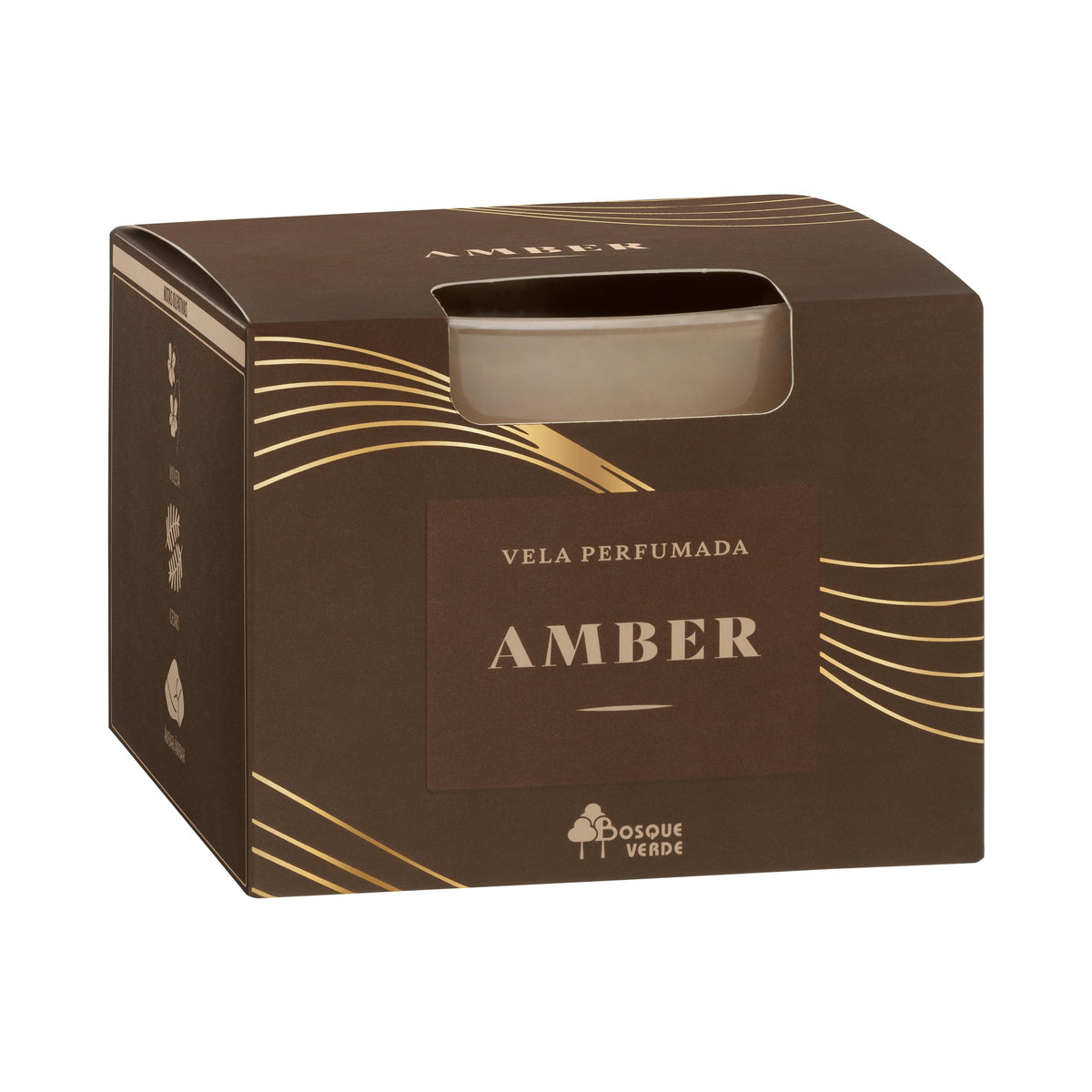 Bosque Verde ÂMBAR Vela Aromática