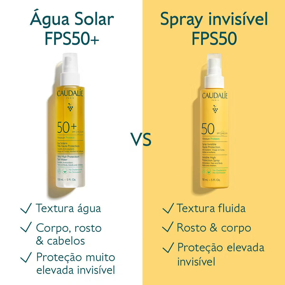 Vinosun Protect Spray Invisível de Proteção Elevada FPS50, 150ml