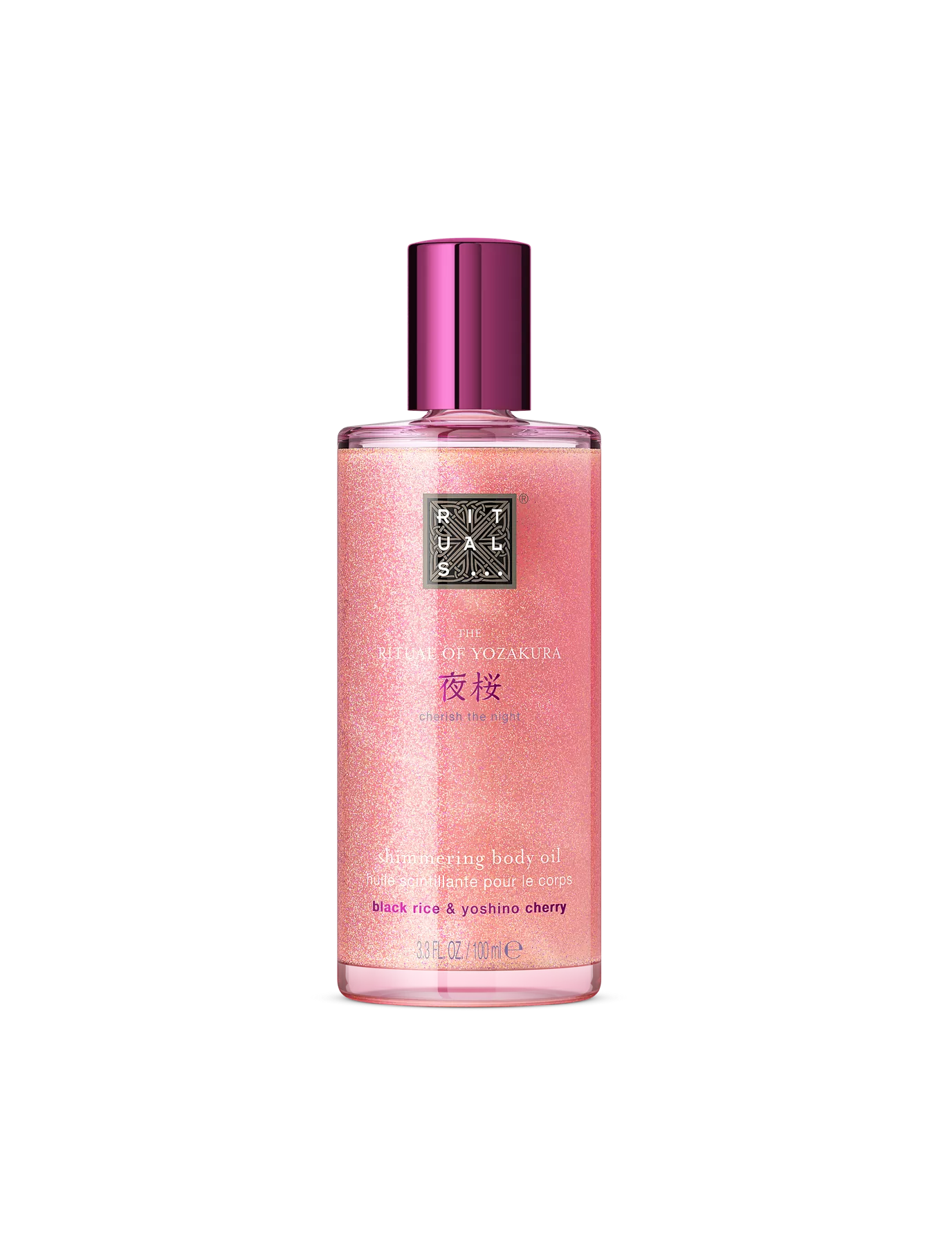 YOZAKURA Óleo Corporal Cintilante