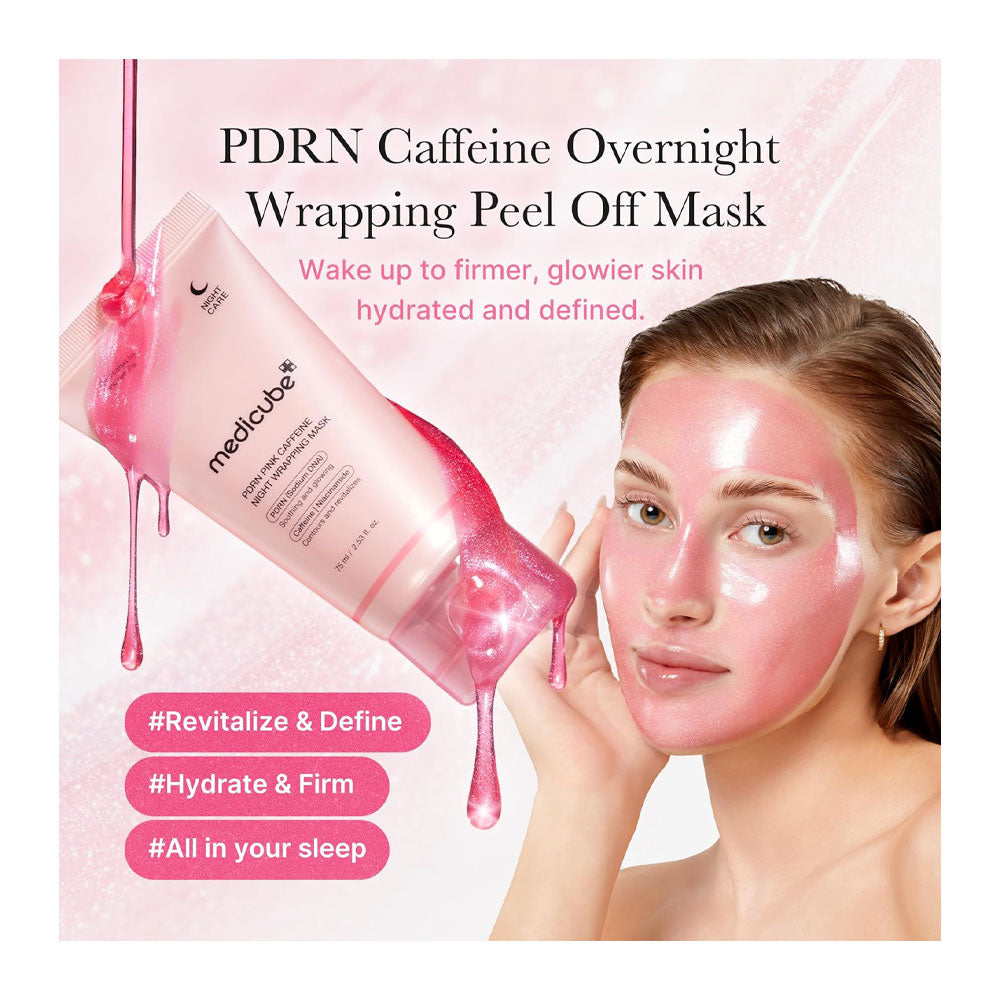 Medicube PDRN Pink Caffeine Night Wrapping Mask