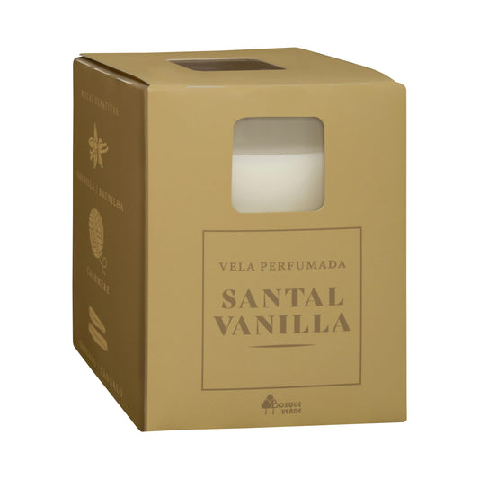 Bosque Verde SÂNDALO E BAUNILHA Vela Aromática