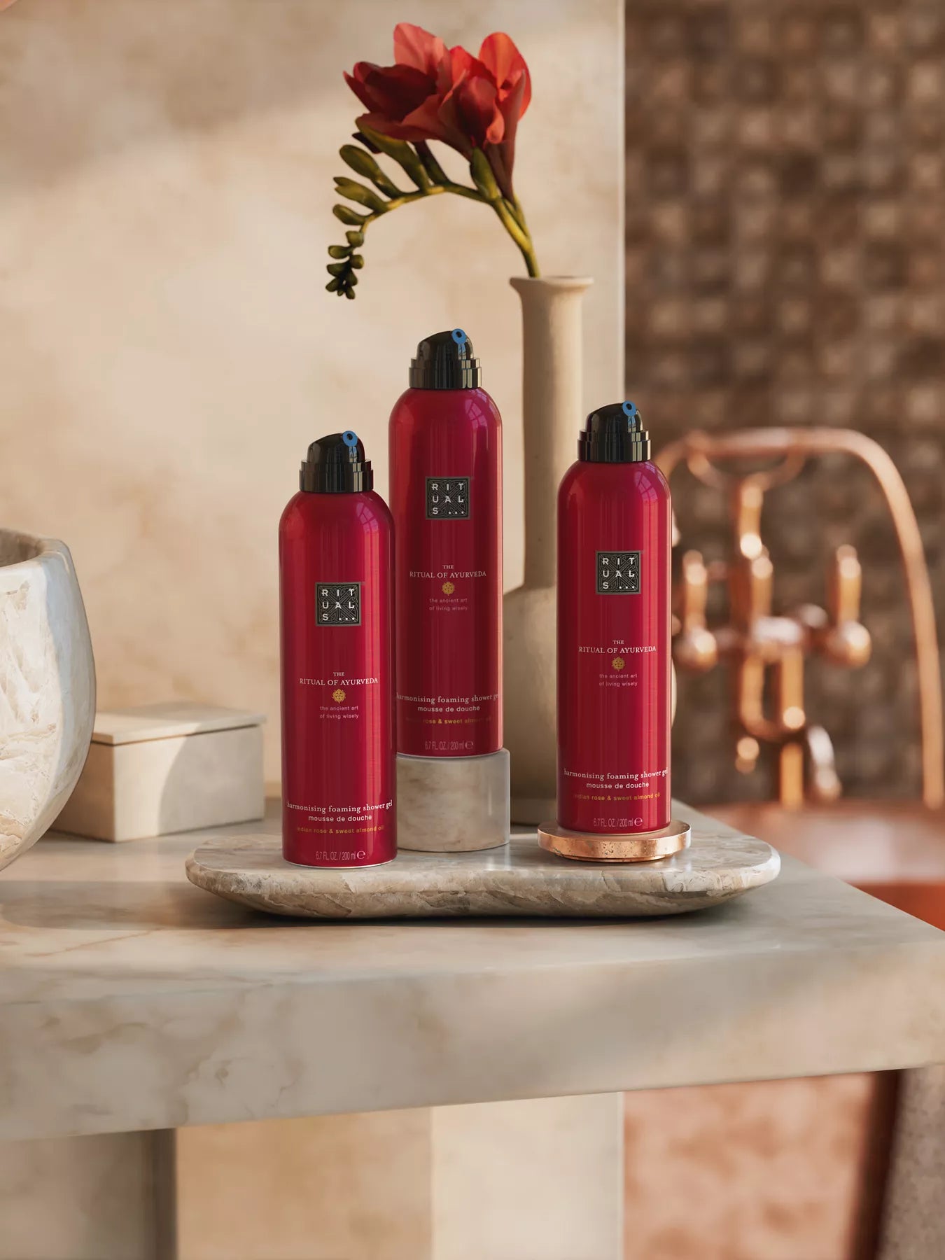 AYURVEDA Gel de banho com espuma