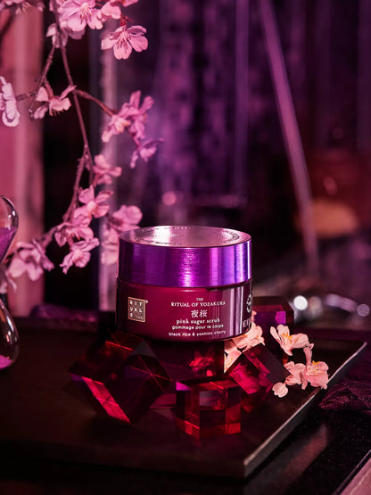 YOZAKURA Esfoliante de Açúcar Rosa