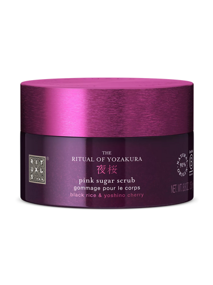 YOZAKURA Esfoliante de Açúcar Rosa