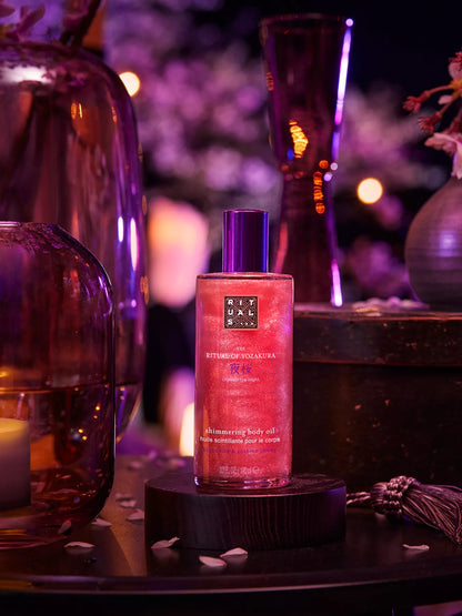 YOZAKURA Óleo Corporal Cintilante