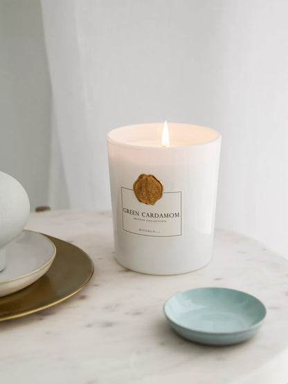 Green Cardamom Scented Candle