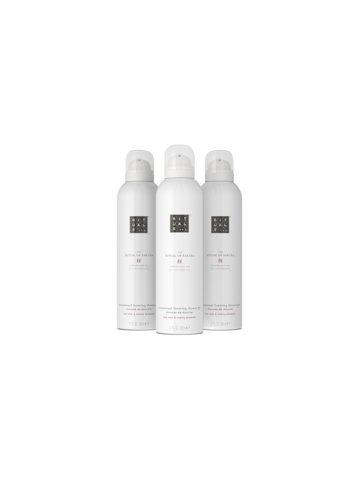 Rituals SAKURA Trio de Espumas de Duche 3 x 200 ml